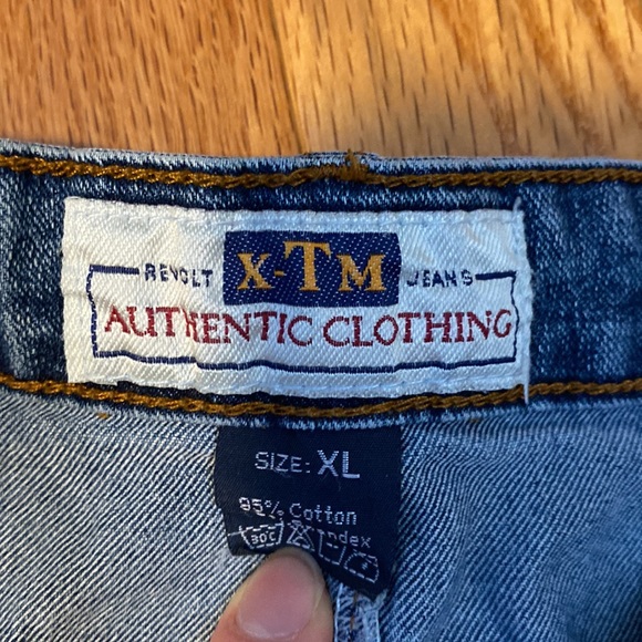 Vintage XTM revolt jeans denim skirt - Picture 5 of 5